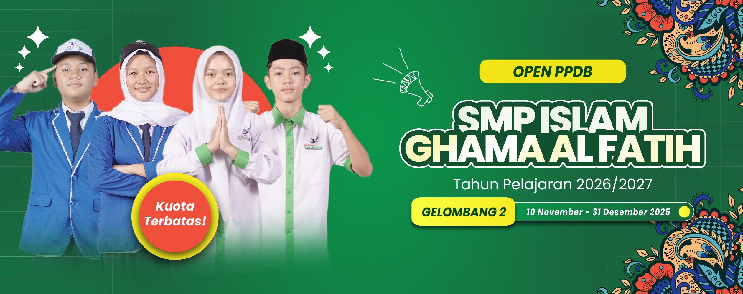 PPDB 2025 gel2 01 2 Sekolah GHAMA