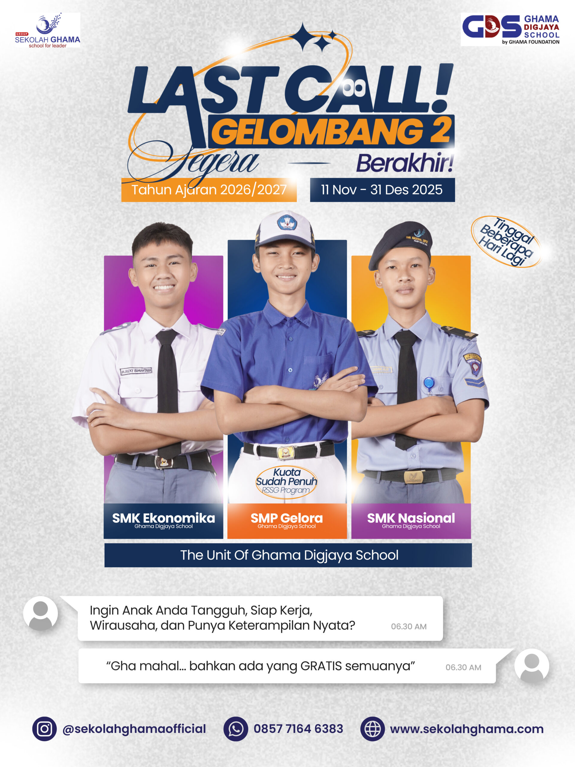 GEL 2 BEBERAPA HARI LAGI GDS scaled Sekolah GHAMA